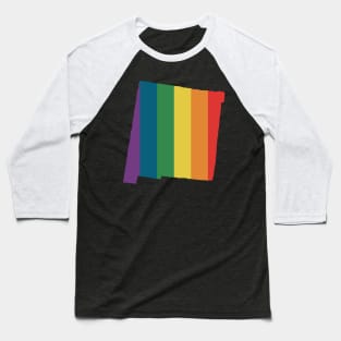 New Mexico State Rainbow Baseball T-Shirt